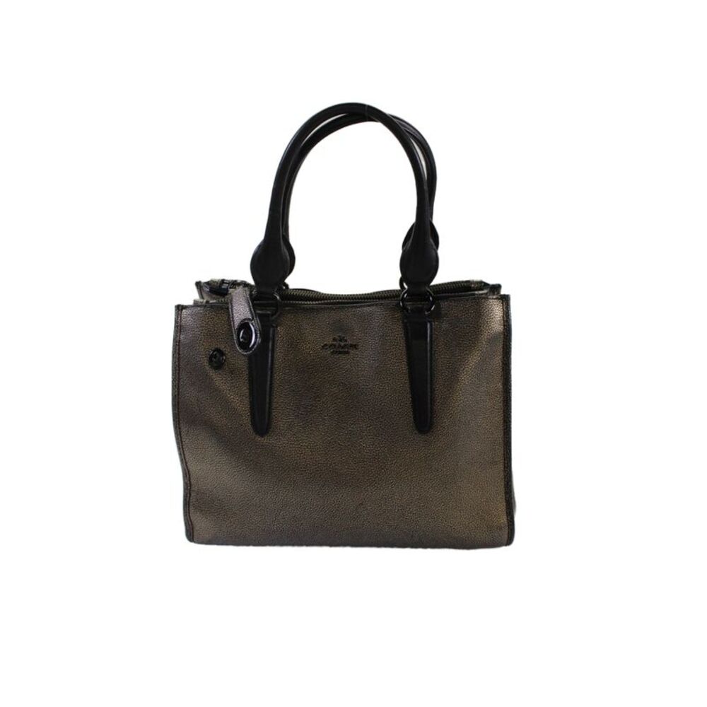 Coach Womens Crosby Triple Compartment Carryall Handbag Gold